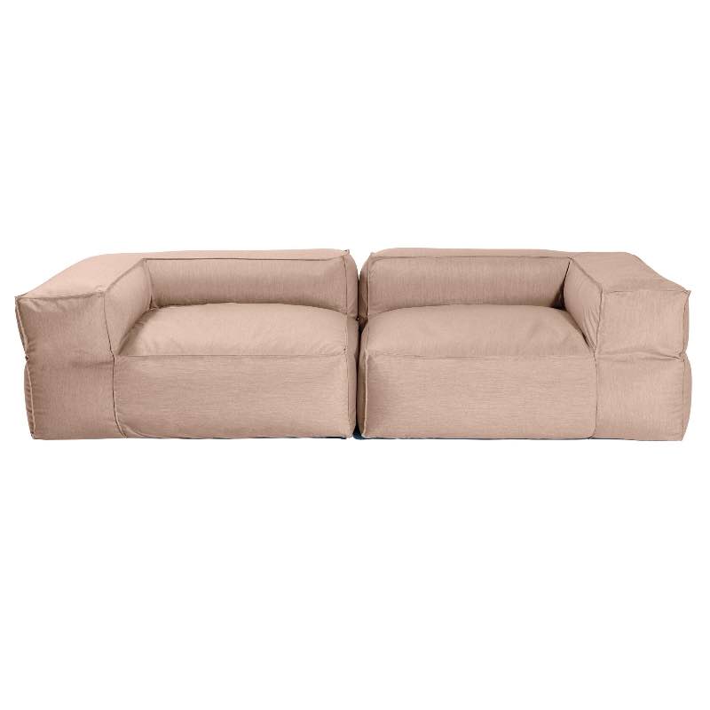 All-Weather Baya Love Seat, Set of 2 - Petal